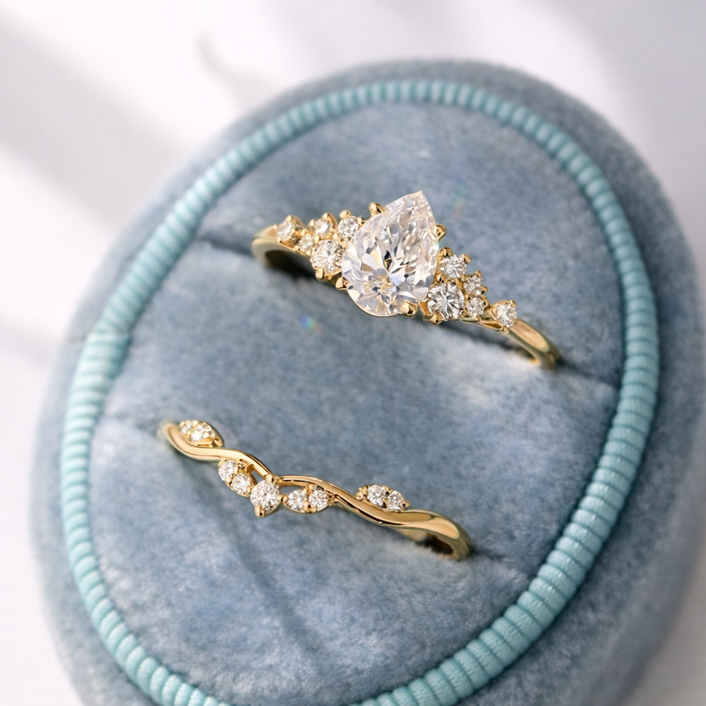 The Seraphina Pear Ring