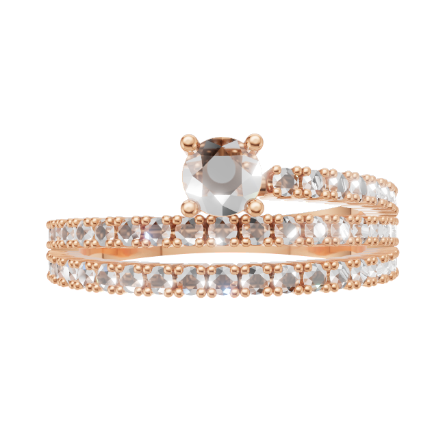 round-14k rose gold|round-18k rose gold