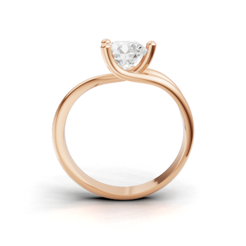 round-14k rose gold|round-18k rose gold