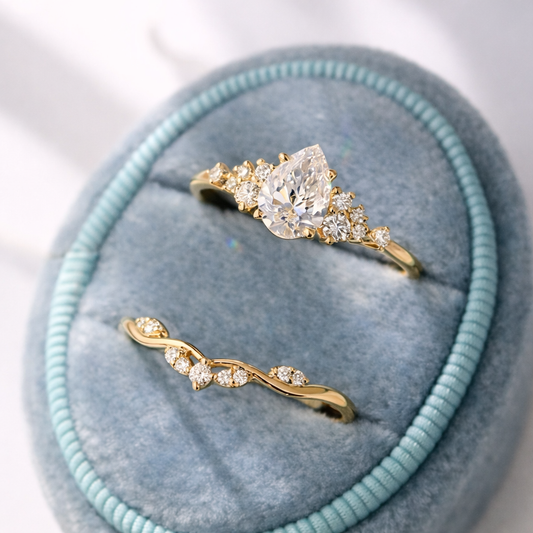 The Seraphina Pear Ring