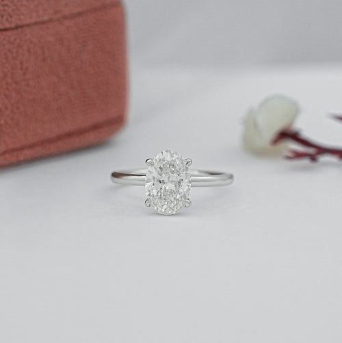 Oval Solitaire Engagement Ring