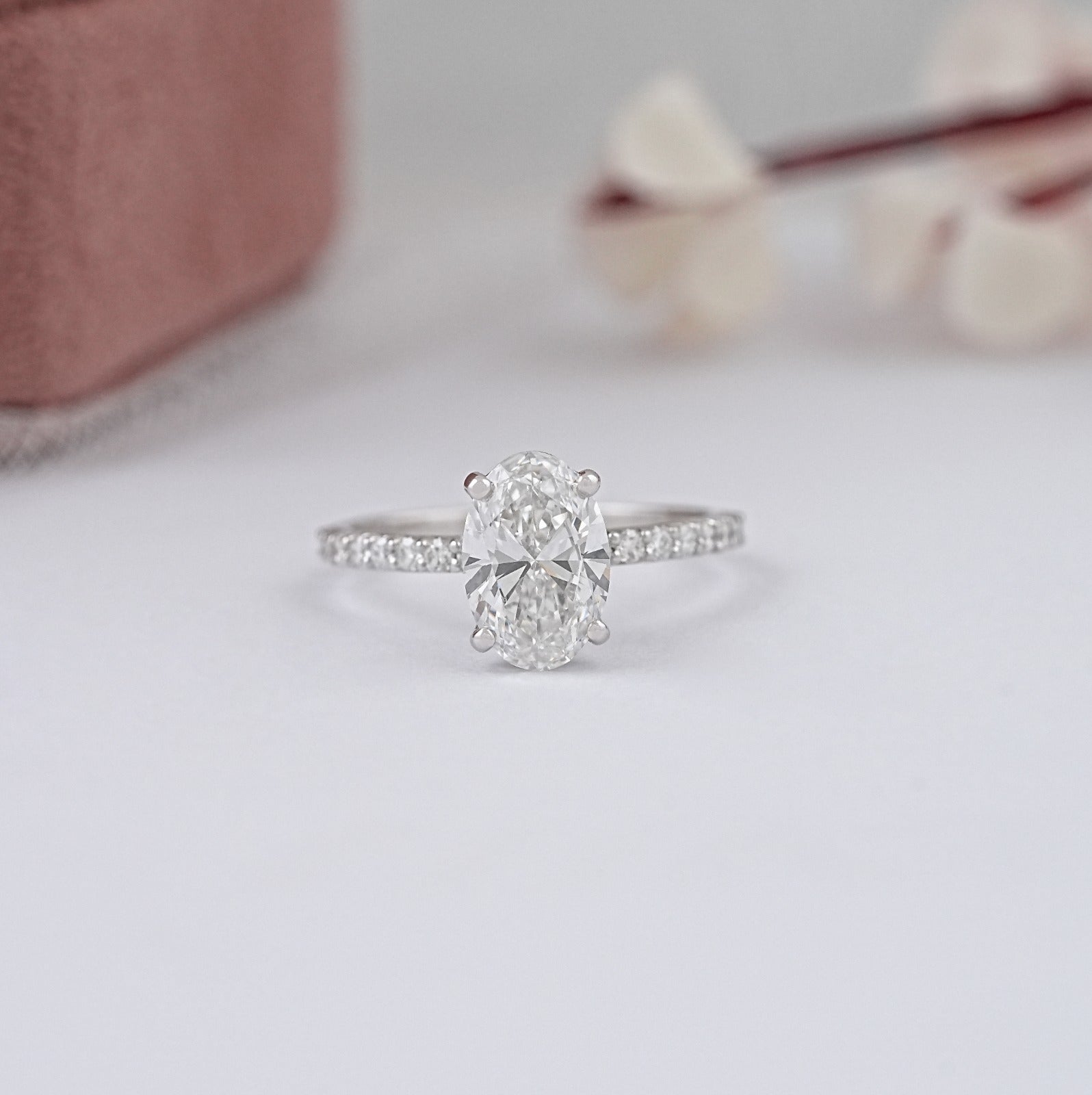 Oval Solitaire Engagement Ring