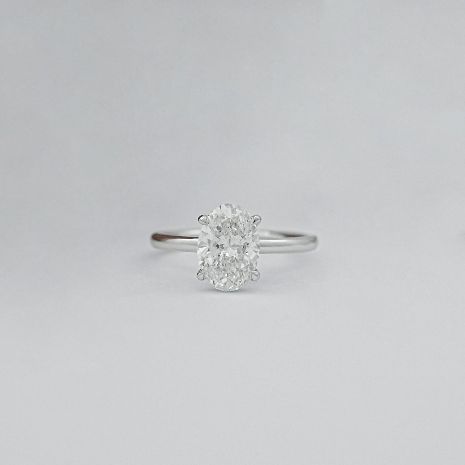 Oval Solitaire Engagement Ring